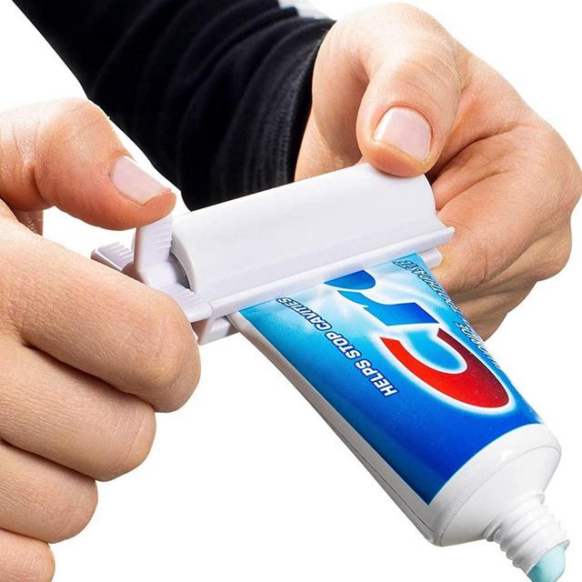 Toothpaste Squeezer (2-Pack) Tube Roller Winder Economical, Saves Toothpaste, Creams, Paint & More – Puts an end to Waste - Simple and Practical for Every Home by Smart House Inc