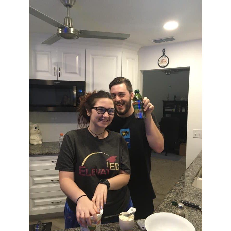 Making our famous Crab Rangoon Mozzarella Sticks
