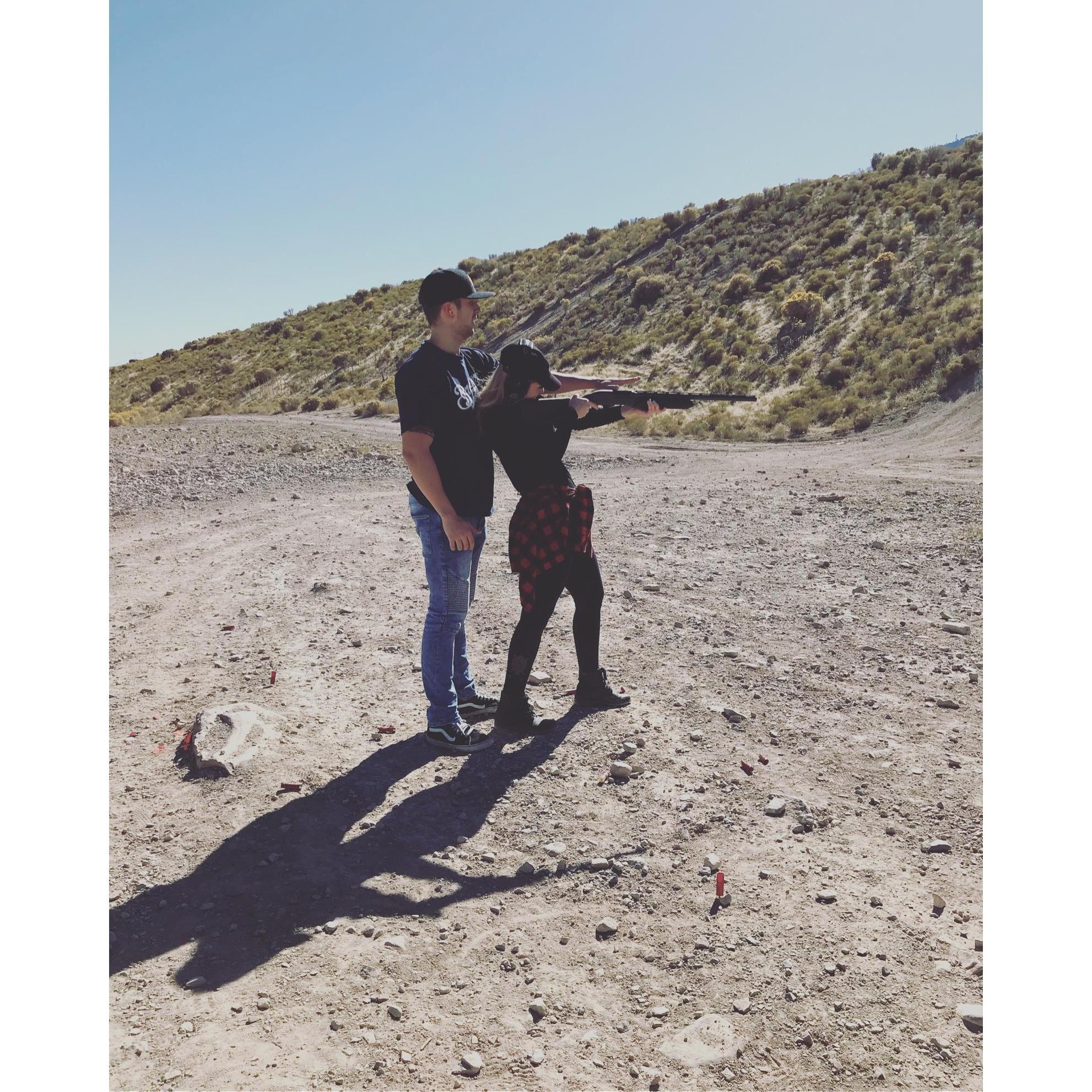 My first time shooting
