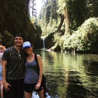 Hiking in the Gorge - Luke asked Nonda to be his girlfriend this day - spoiler alert she said yes (July 4, 2015)