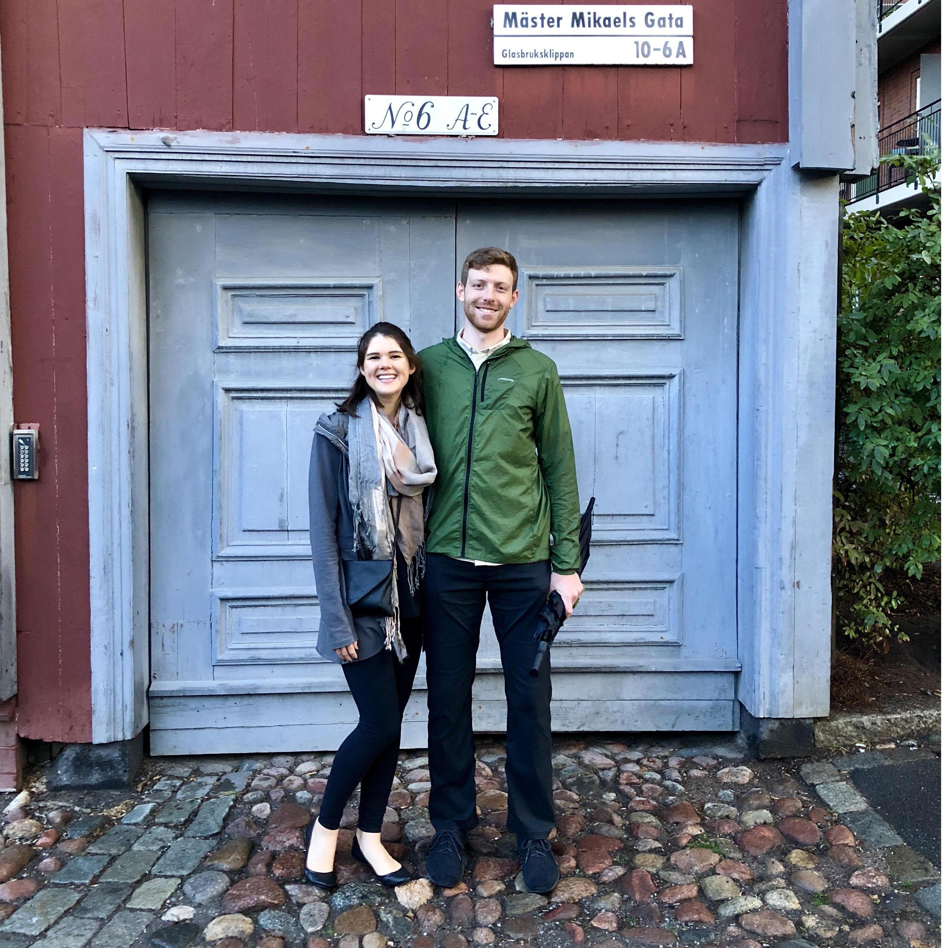 Cary tagged along with Cora to Stockholm World Water Week in 2018 - our first big trip together.