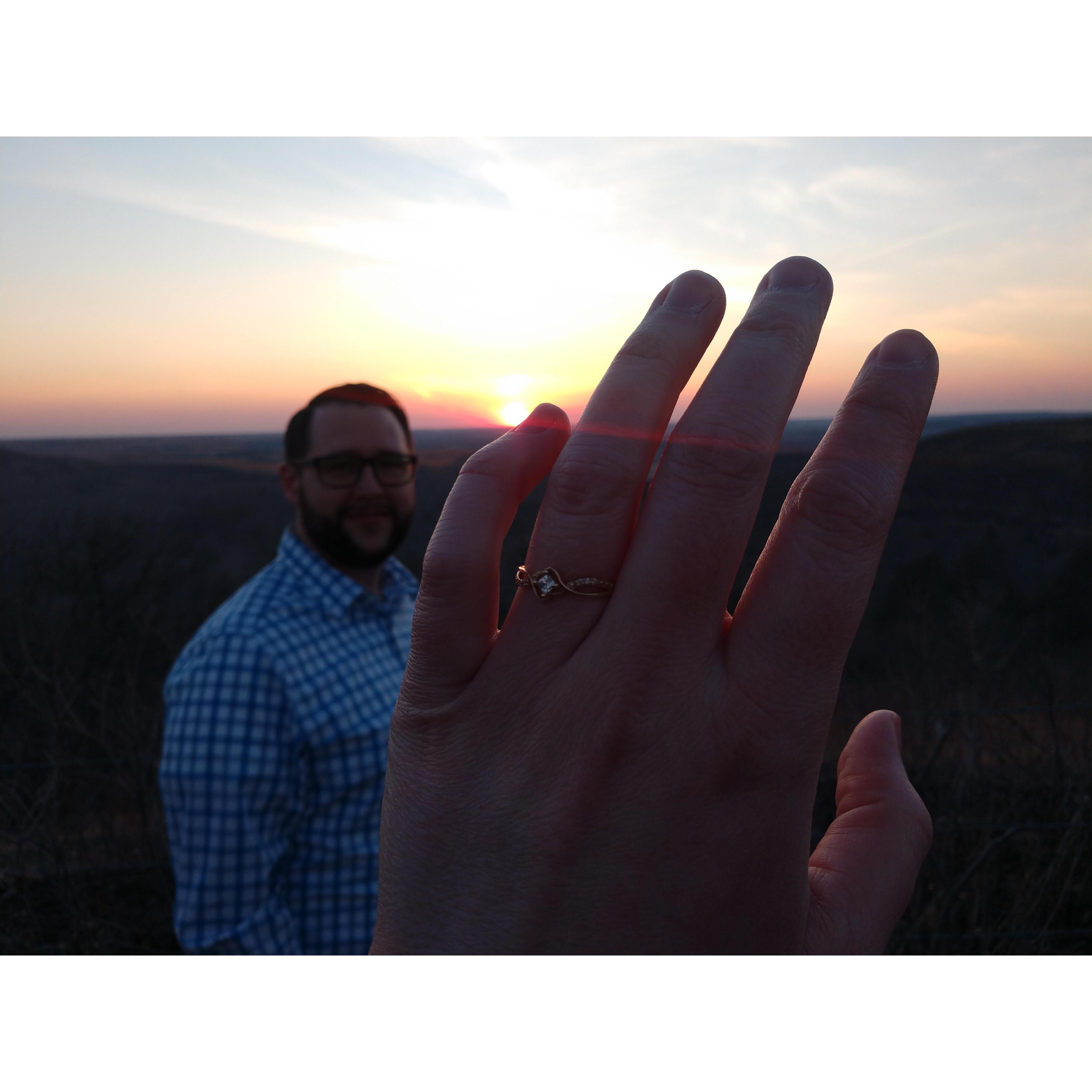 This was from the second time we got engaged, and I do have to say this was the most memorable and the best proposal yet.