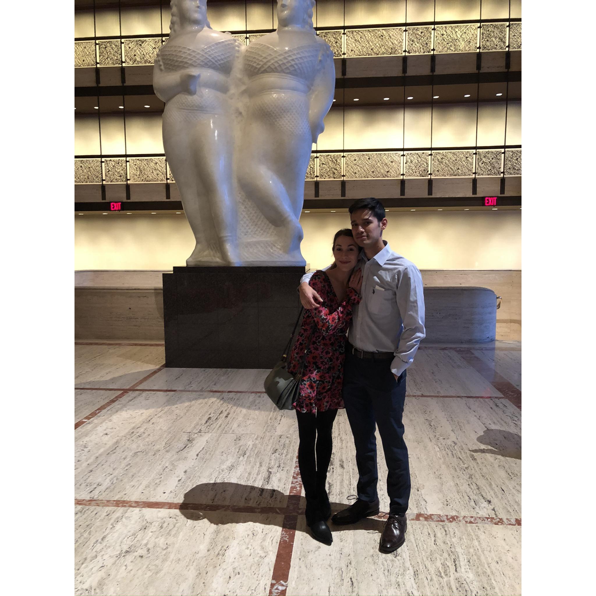 About 15 minutes before Anthony proposed in NYC!