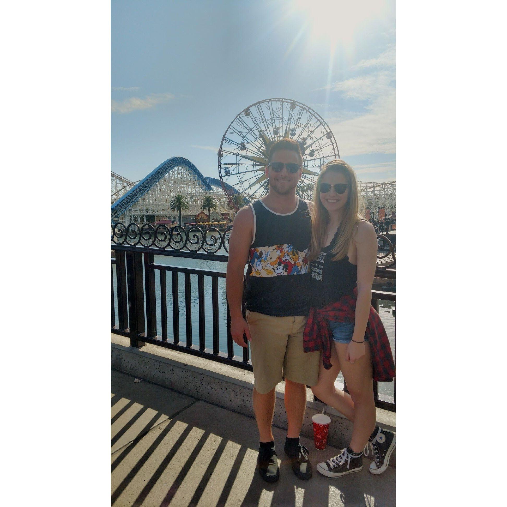 Our first "date" and first photo together