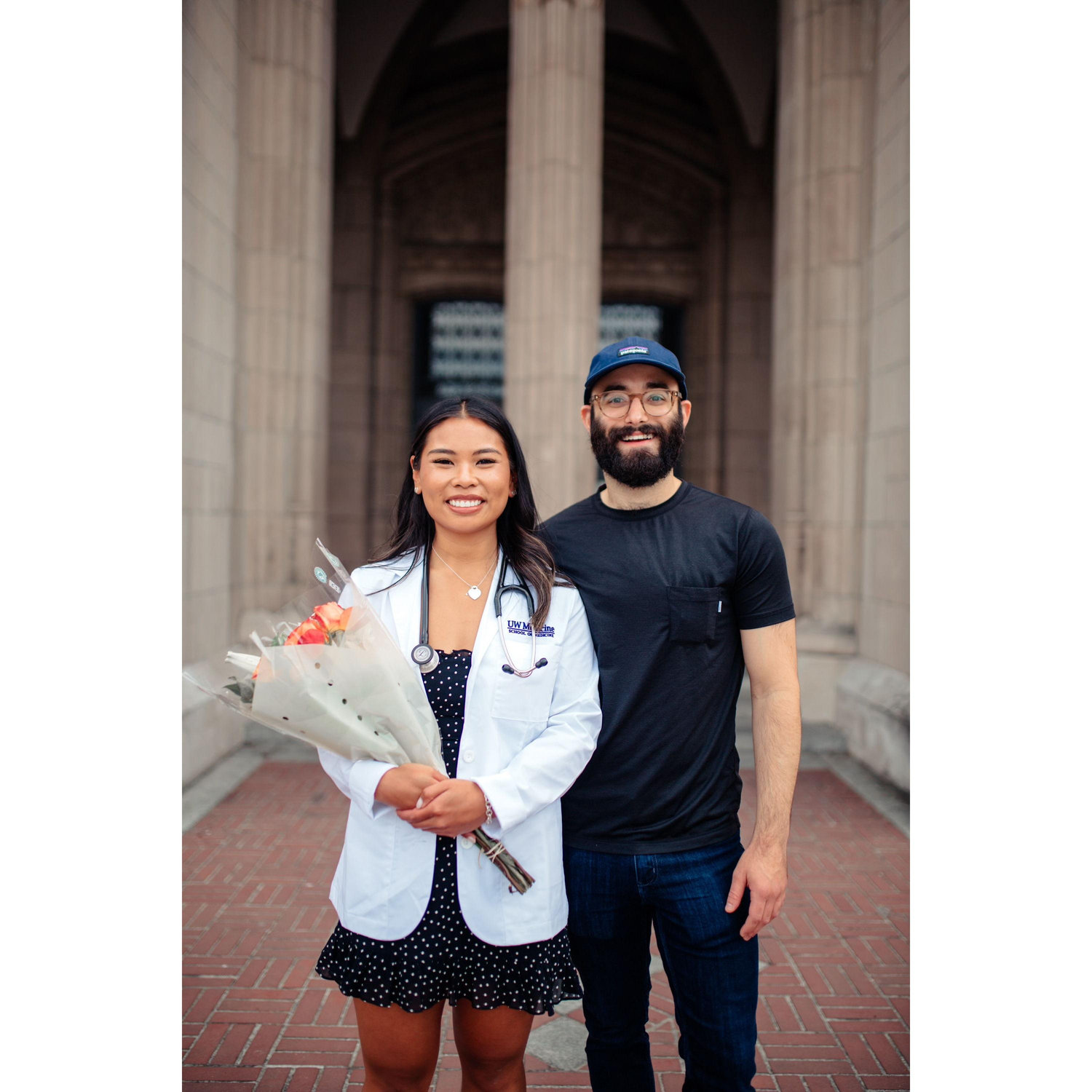 Fall 2021 - Caroline started medical school at UW!