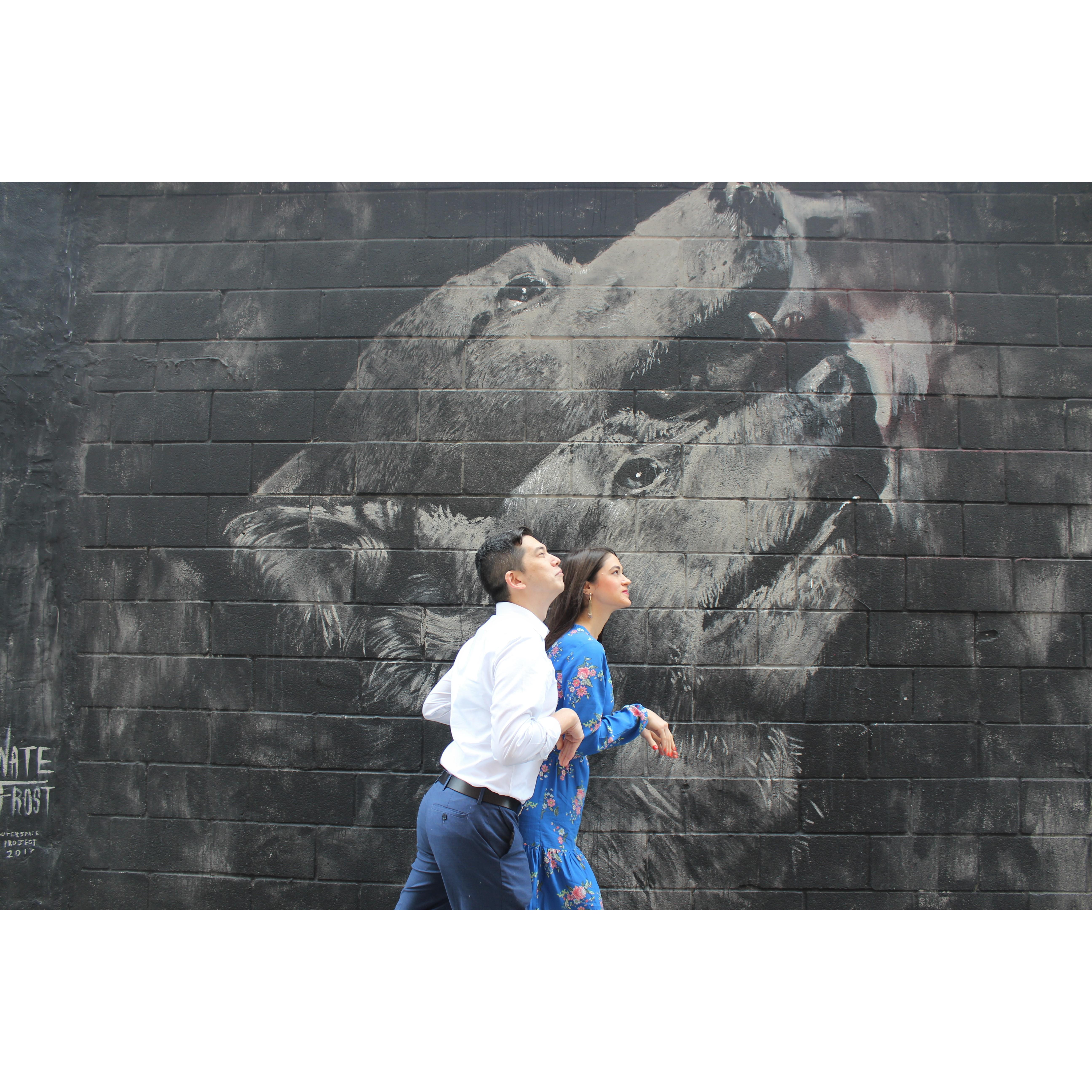 Kai's favorite picture from the engagement shoot (and what he wanted the save the date picture to be) - lol