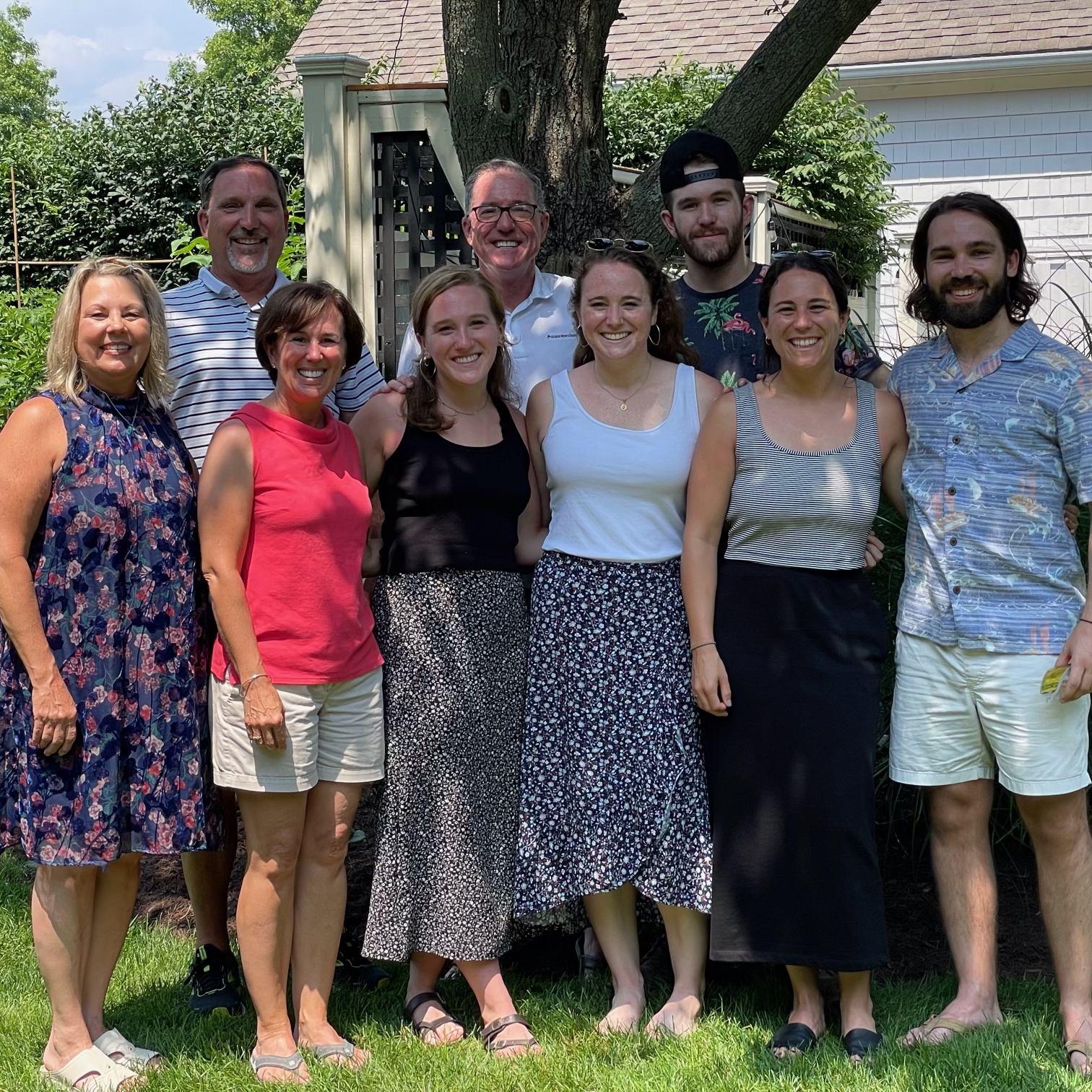Silvia family BBQ with Pam and Skip - Matunuck, RI July 2021