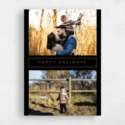 Black Holiday Card - Chauncey