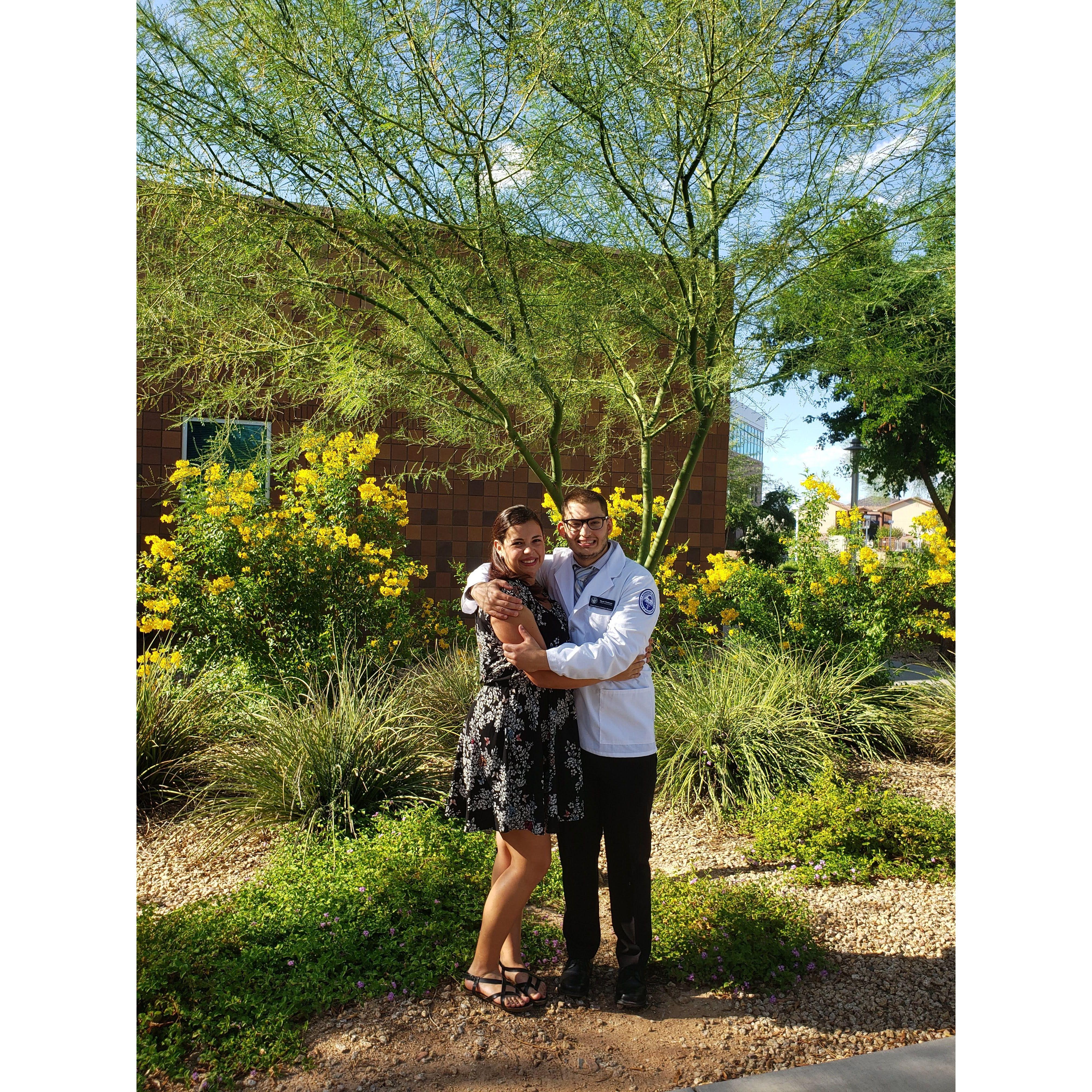 Wyatt's White Coat Ceremony.