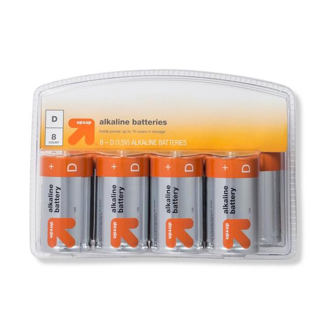 D Batteries - 8ct - Up&Up™