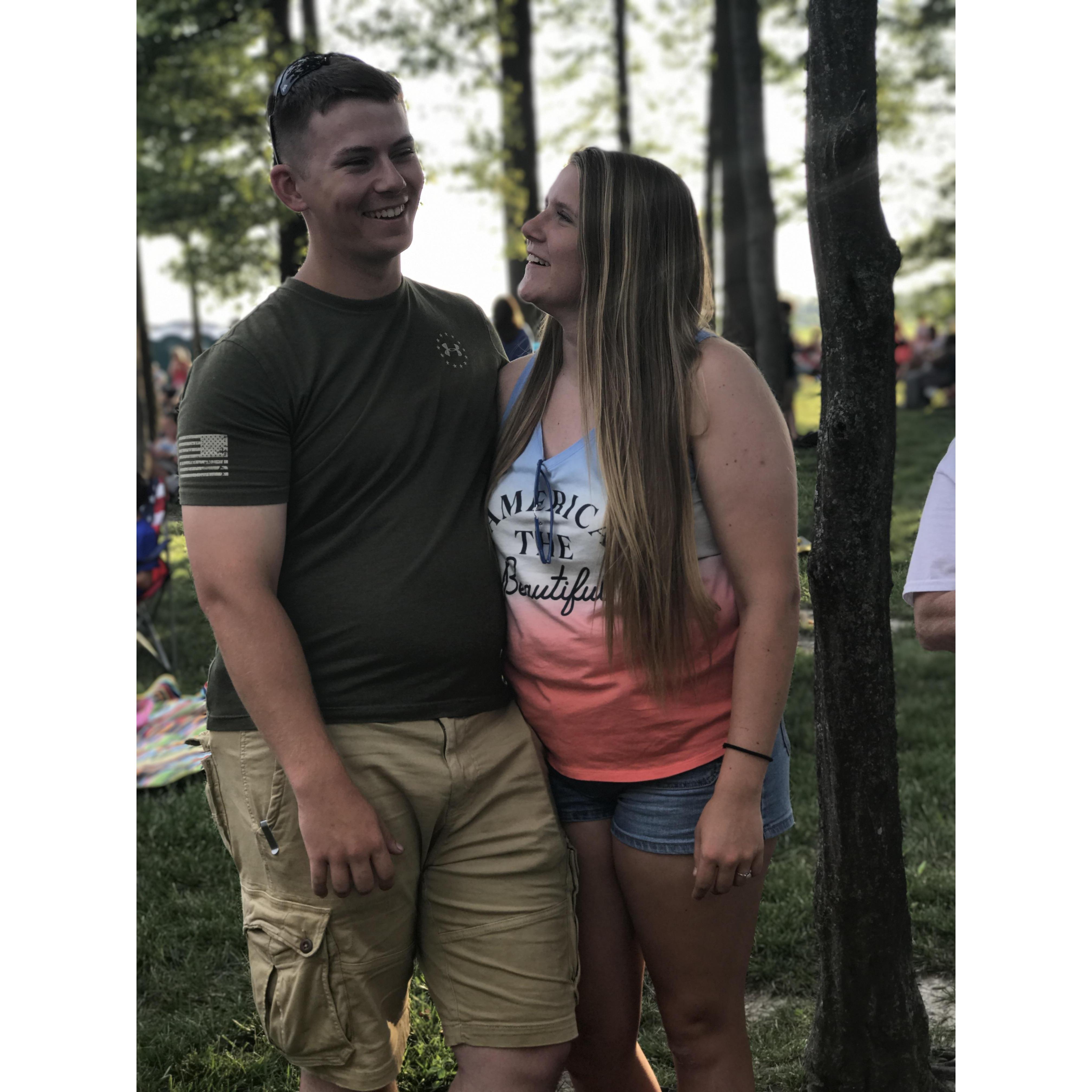 Our 2nd Fourth of July together