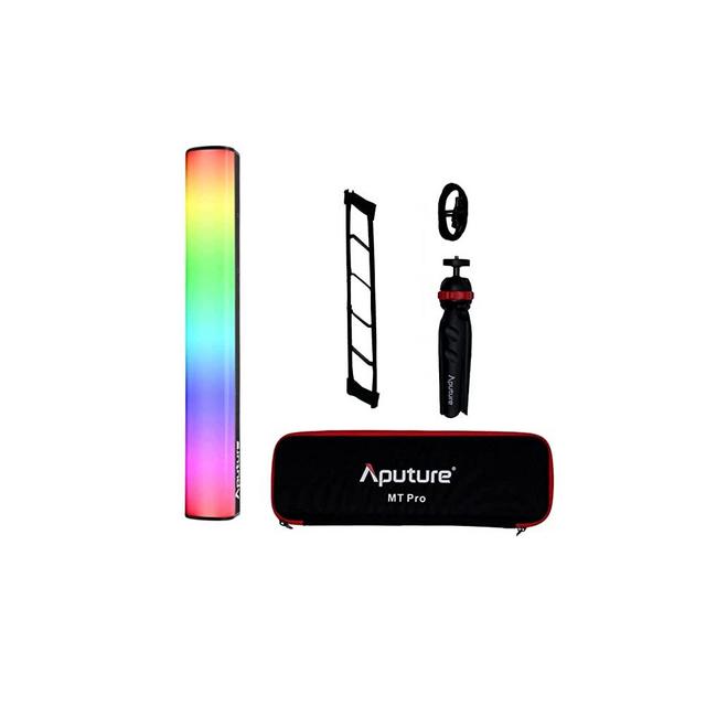 Aputure MT Pro RGB Light Wand Stick ,Bi-Color 2000K -10000K 7.5W Output Pixel-Mappable RGBWW Mini LED Tube Light Support Sidus Link App /DMX/RDM Control ( 30cm)