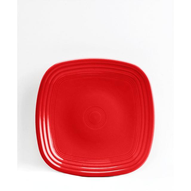 Fiesta Scarlet Square Salad Plate