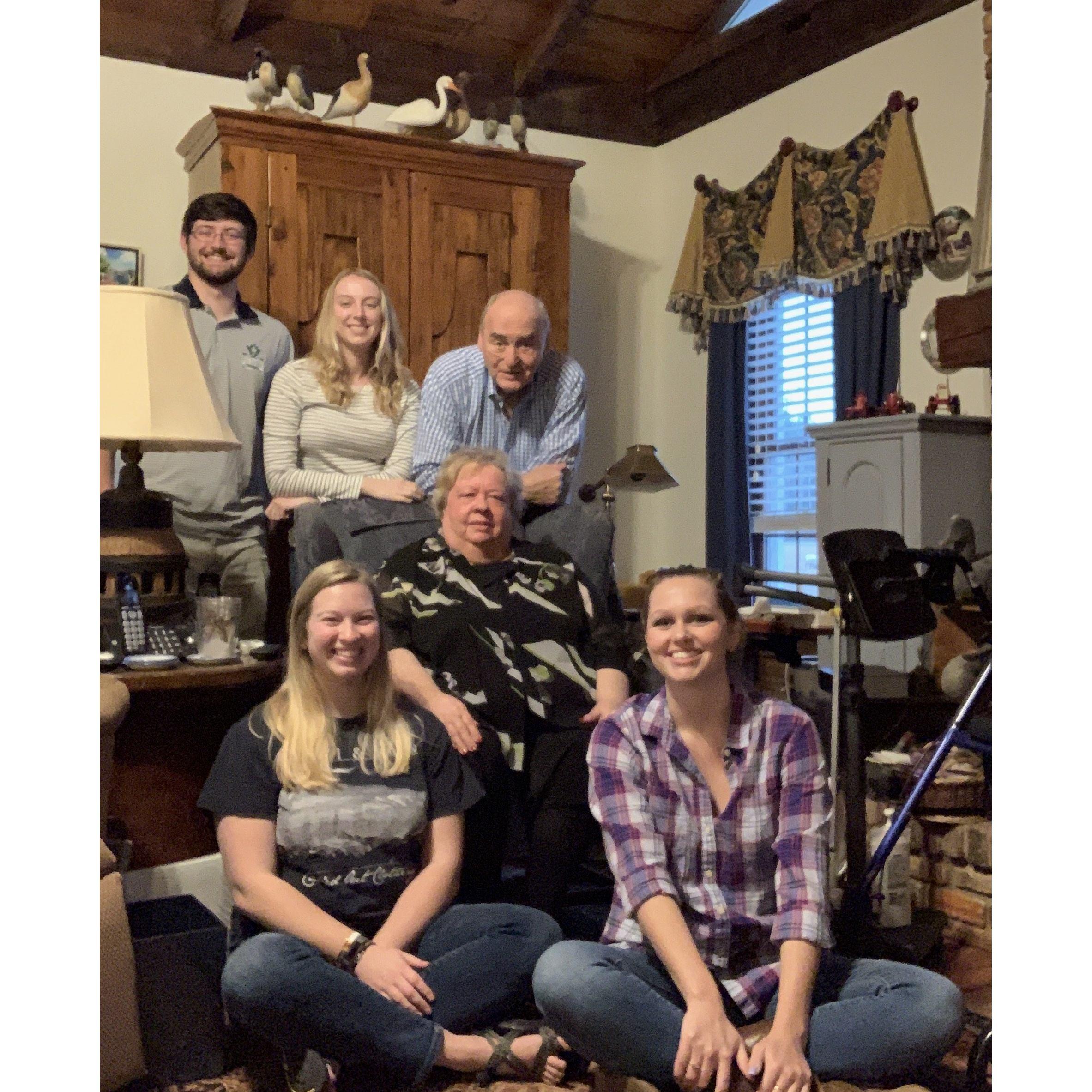 2019 - visiting Mrs. Pat & Mr. Don. They are like grandparents to a lot of the church kids