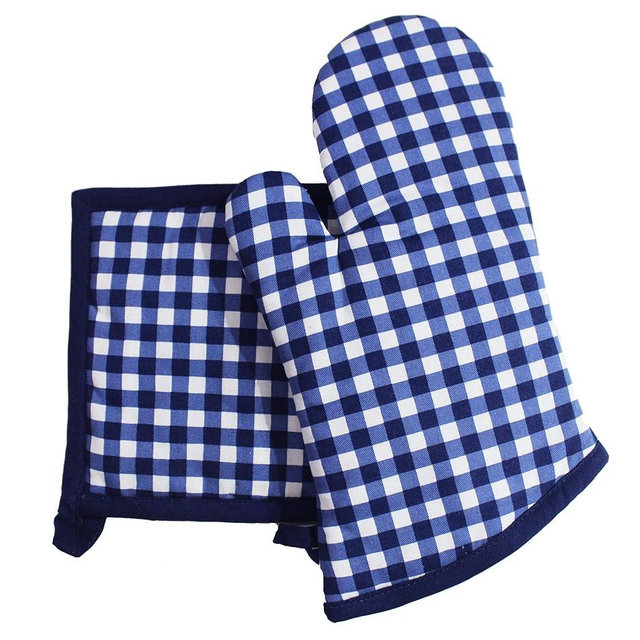Cotton Candy Mitten and Pot Holder Set.100% Cotton Shell & Polyester Fill | Pot Holder - 8"x8" and Oven Mitts - 7"x13" | Comfortable, Machine Washable, Heat Resistant