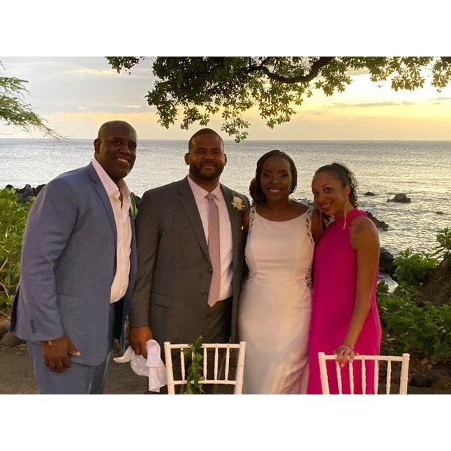 At the Holmes Wedding in Hawaii!