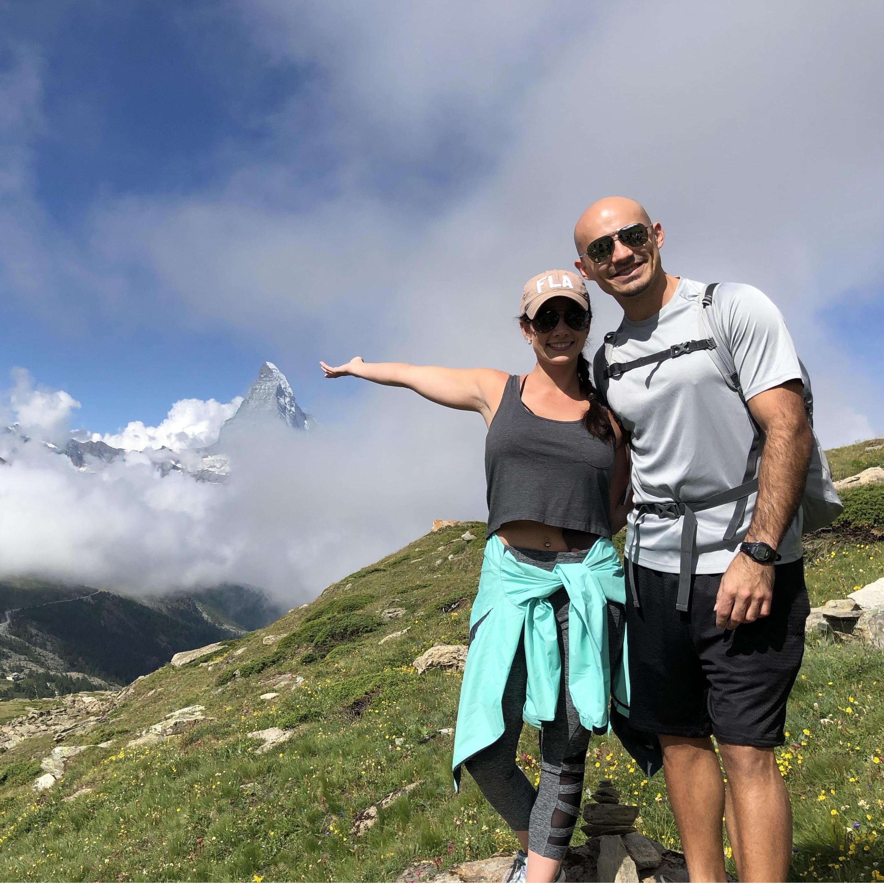 Hiking the Matterhorn in Zermatt, Switzerland