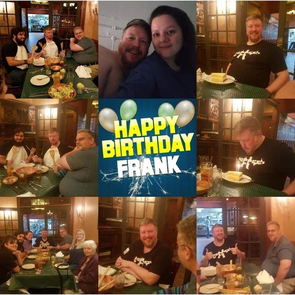 Birthday collage for Frank.