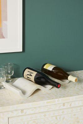 Robin Marble Wine Bottle Holder