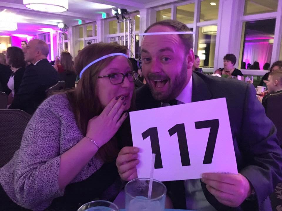 JDRF gala in 2017 where Pete accidentally bid on a summer rental.