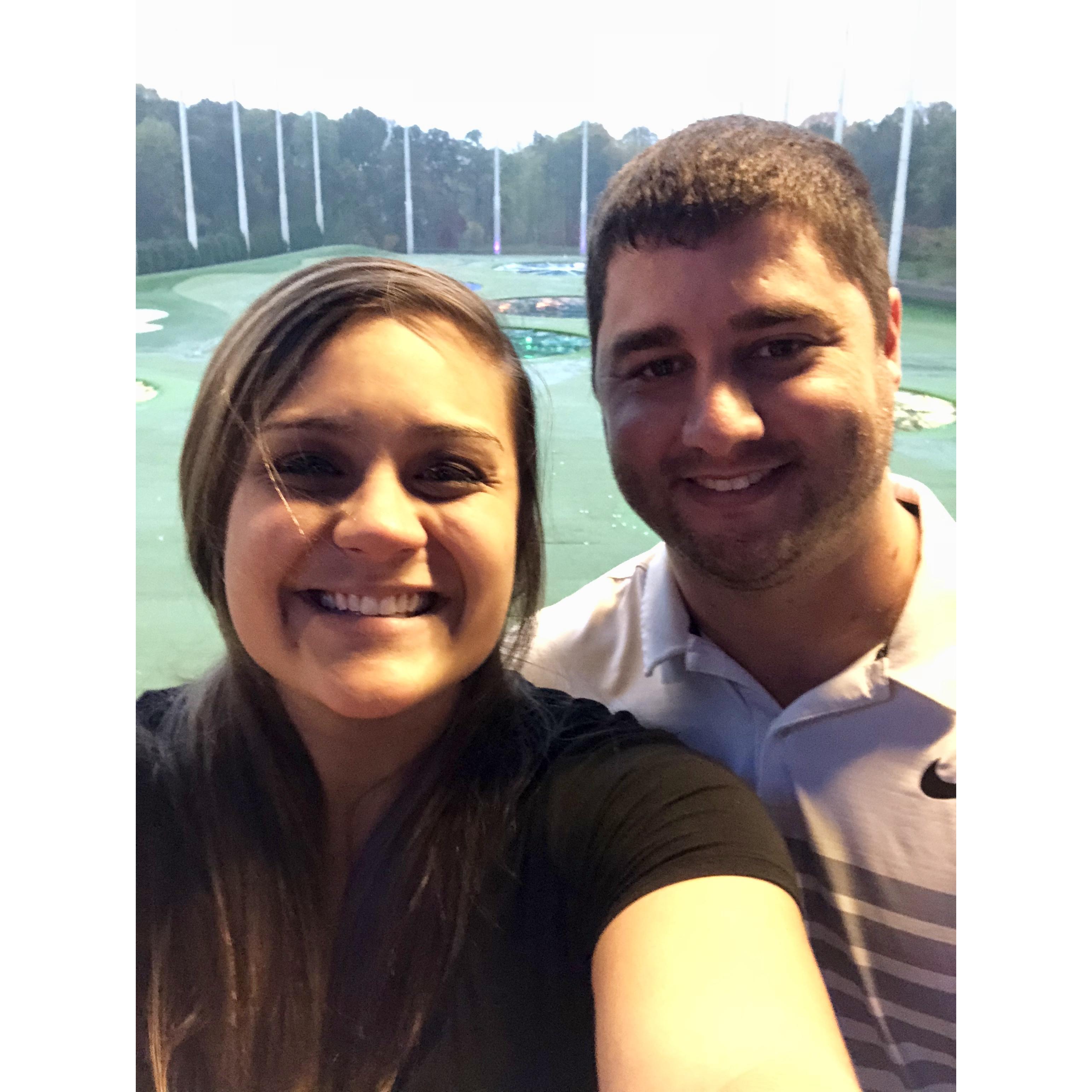 One of our first dates!