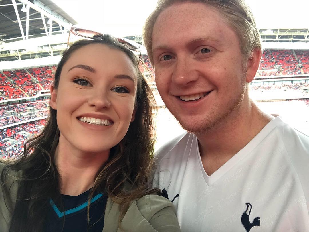 Tottenham game at Wembley field, 
Go Spurs!