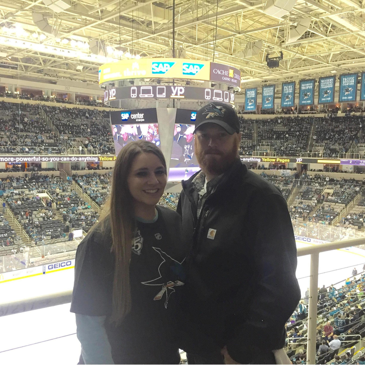 Sharks Game in San Jose