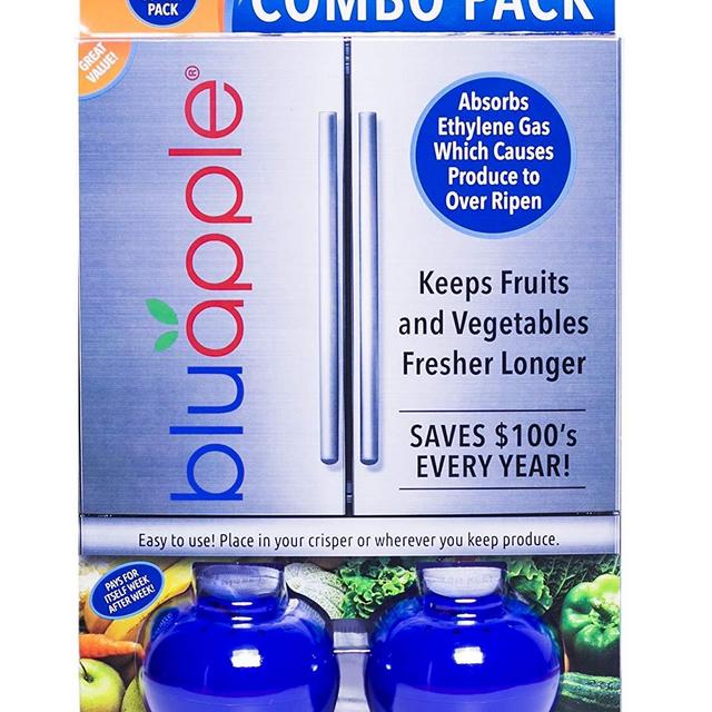 BLUAPPLE - Bluapple One Year Combo Pack Produce Freshness Extender for Fresh Fruits and Vegetables to Extend the Life of Produce