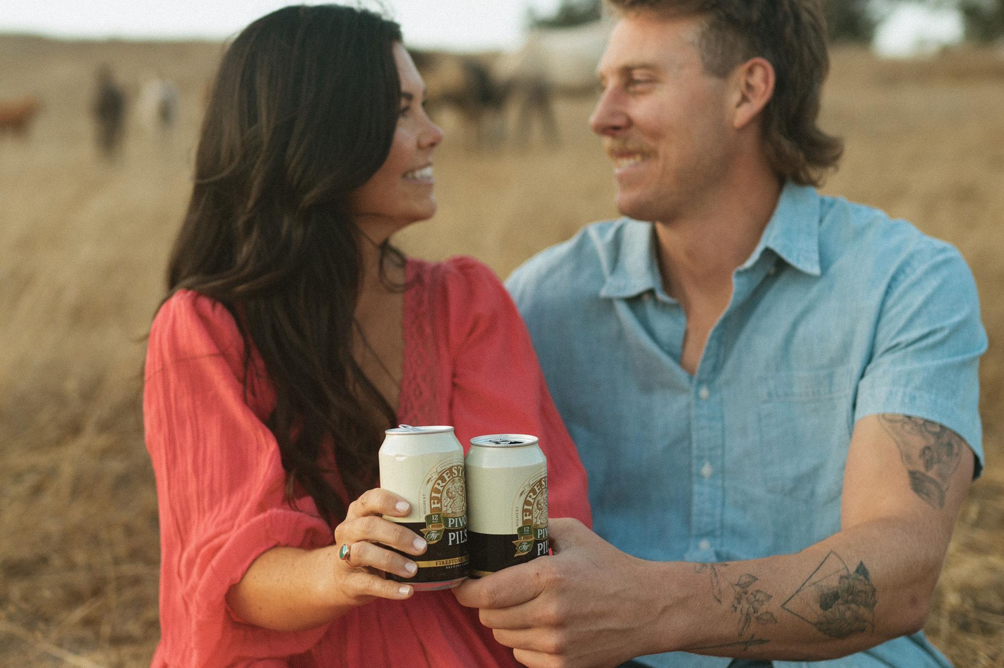 couldn’t do our engagement photos without some Pivo