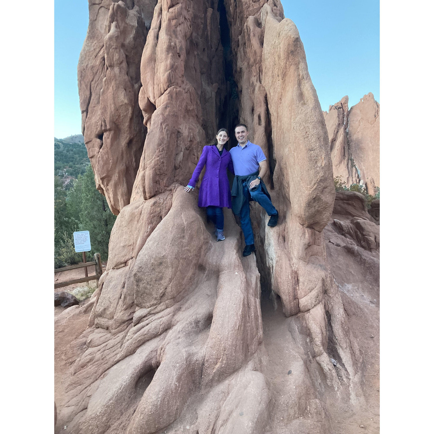 Visiting the Garden of the gods in Colorado Springs!