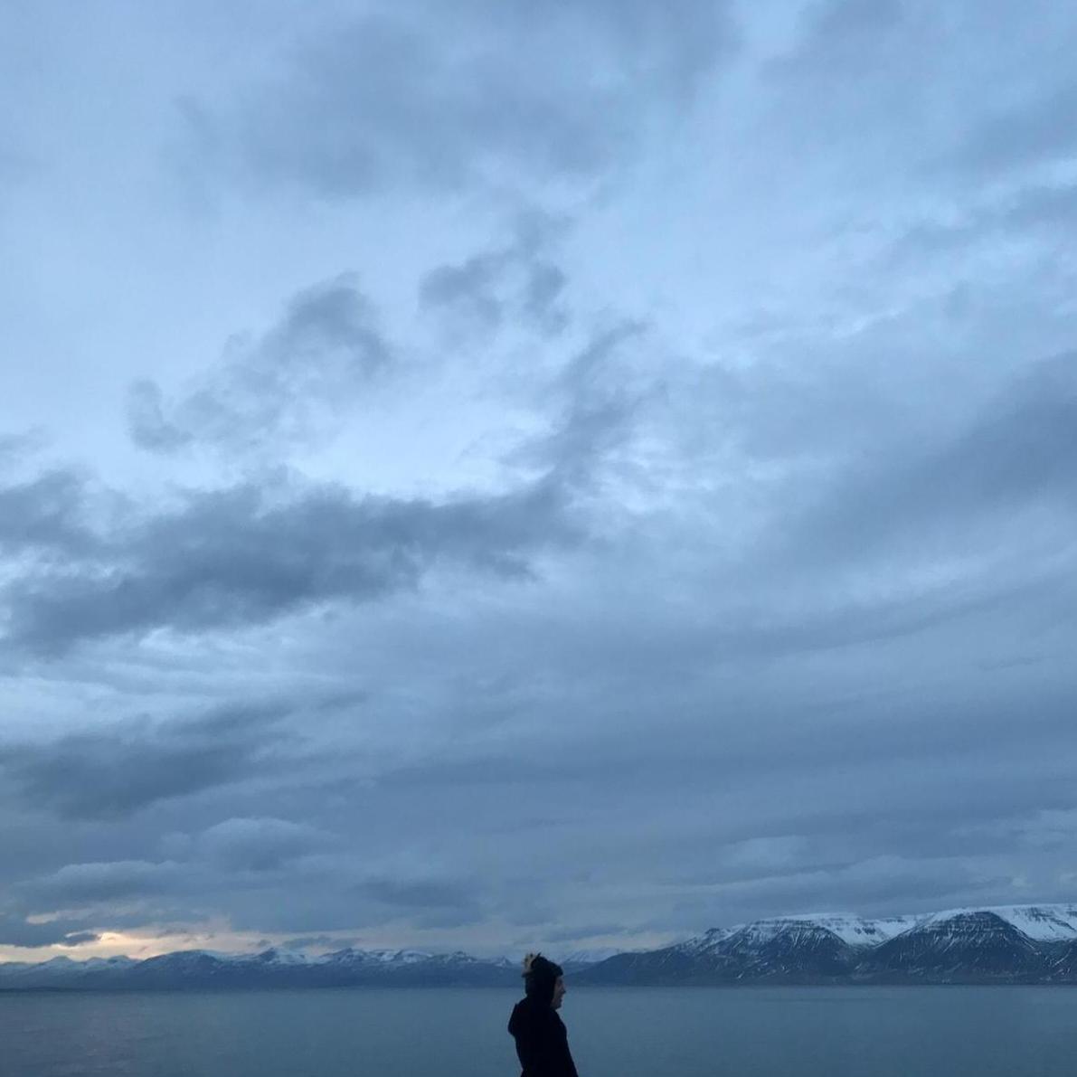 Patrick in awe, Iceland