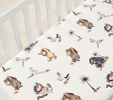Where The Wild Things Are Organic Crib Fitted Sheet