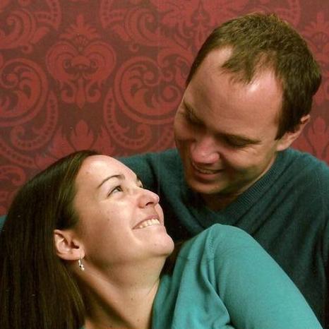 One of our only professional photographs..but..it definitely captures our feelings towards each other.