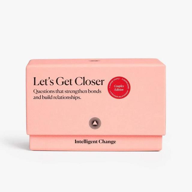 Intelligent Change Let’s Get Closer: Couple’s Edition (100 Prompt Cards) - Question and Answer Card Game for Adults - Conversation Starters to Strengthen Relationships and Inspire Emotional Intimacy