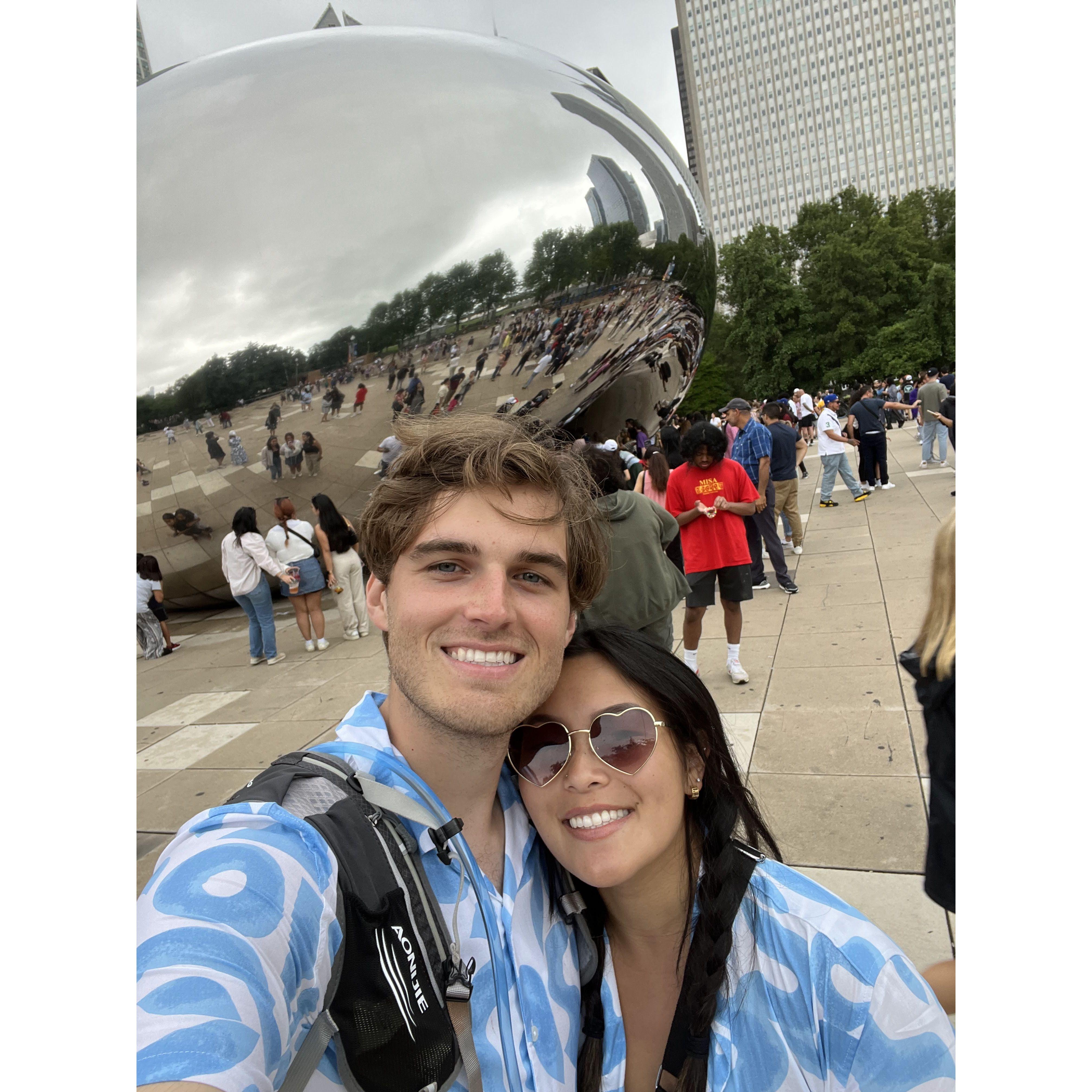 Matching outfits at Lollapalooza 2023 in Chicago