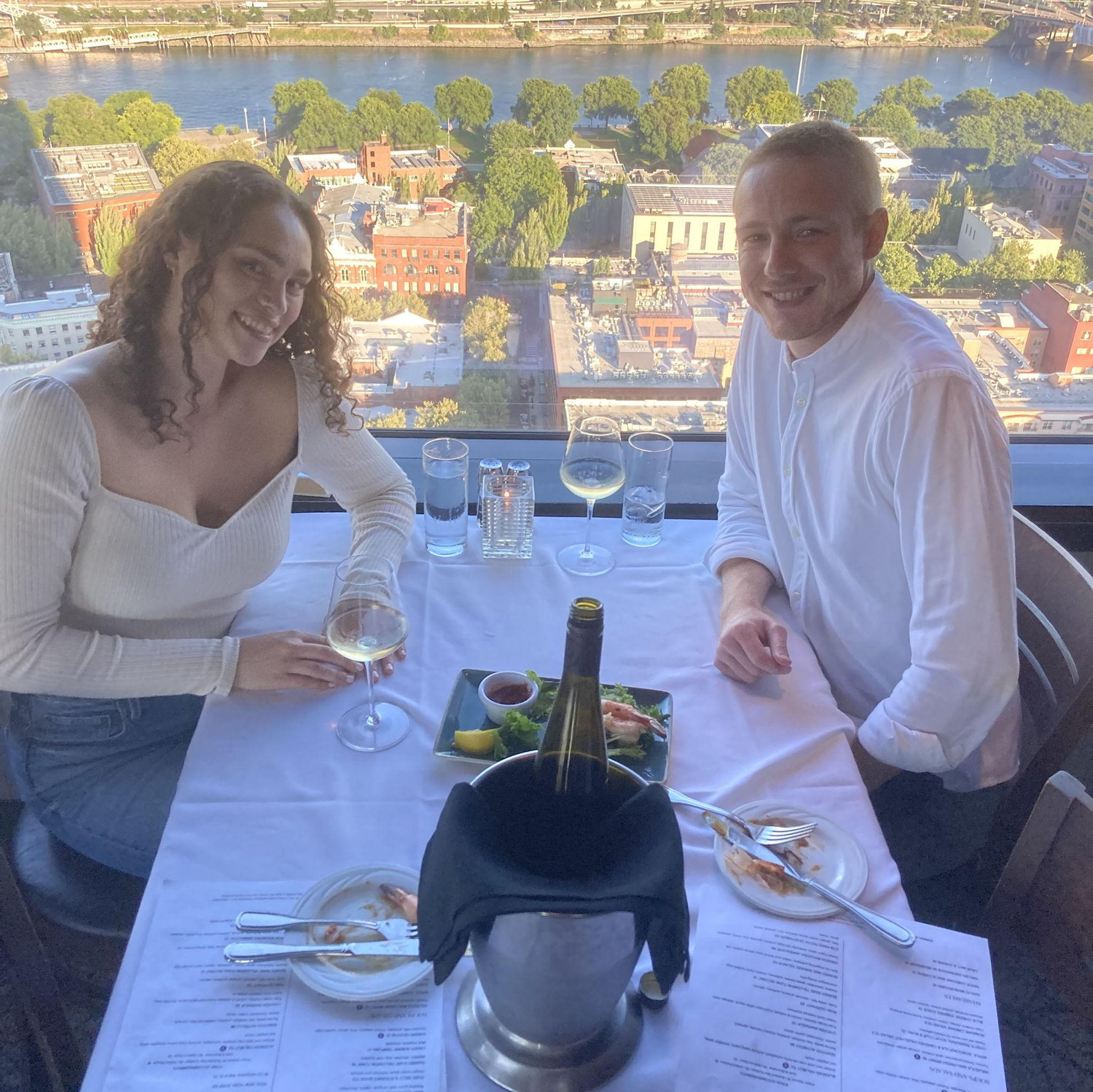 Tay’s first time in Portland!