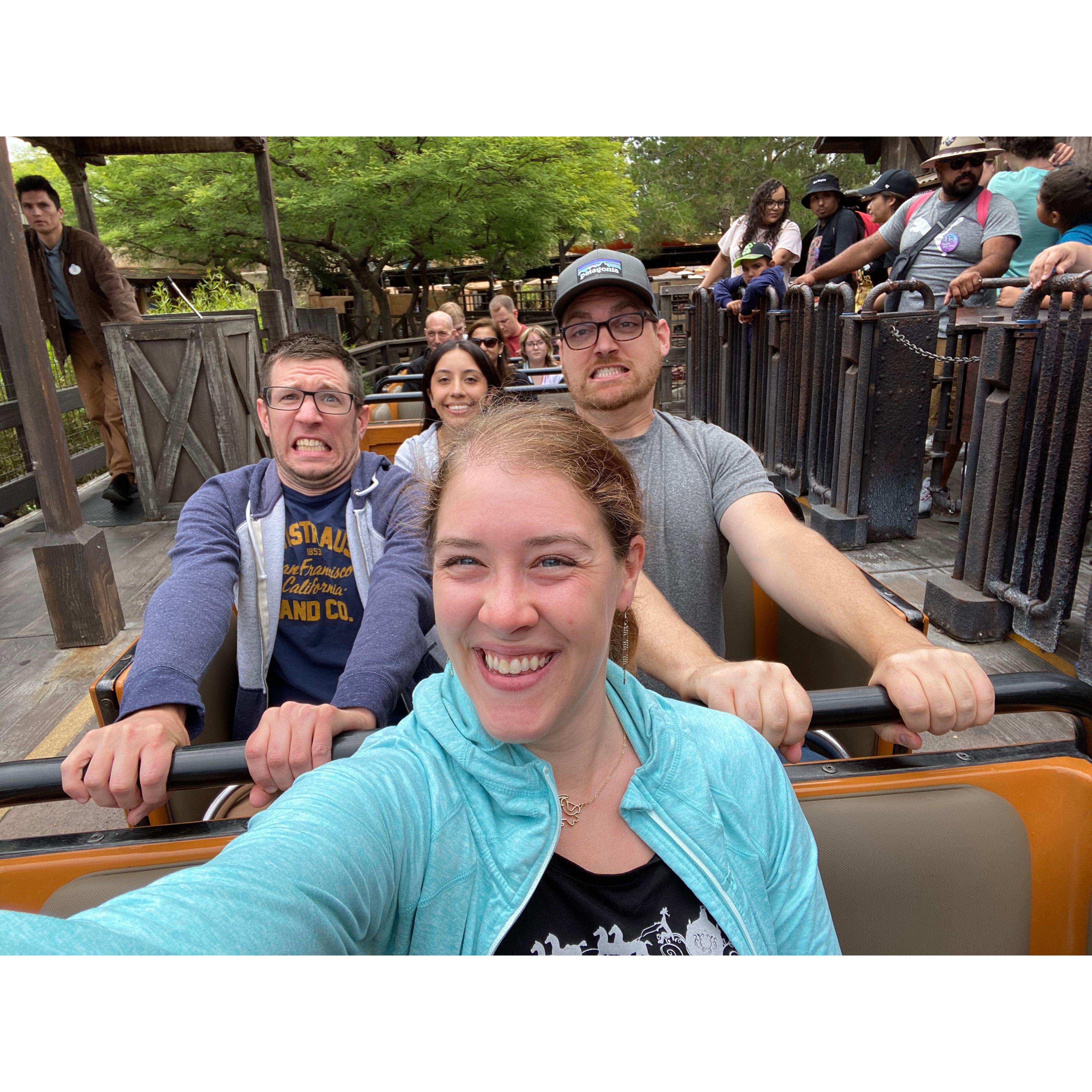 Taking on the Matterhorn (Disneyland, CA)