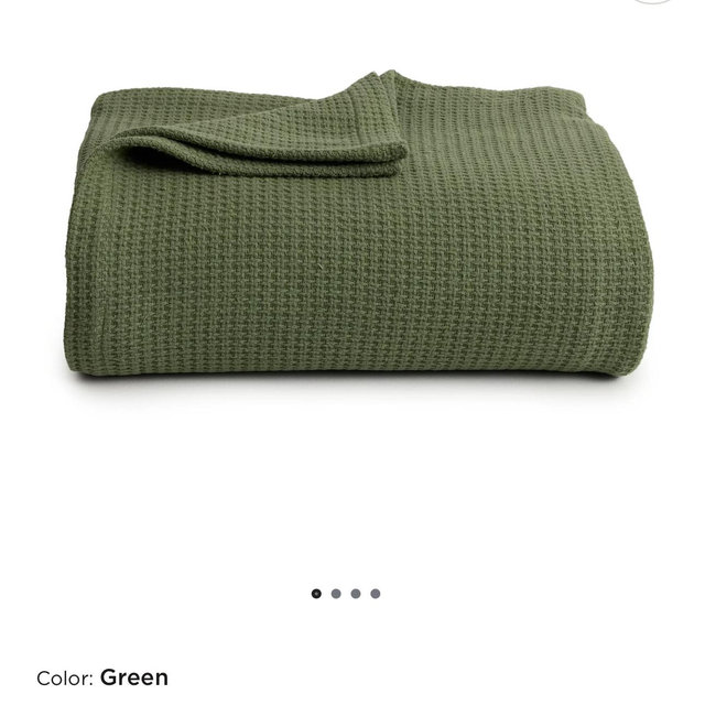 Sonoma Goods For Life® The Everyday Cotton Bed Blanket - Green, FULL/QUEEN