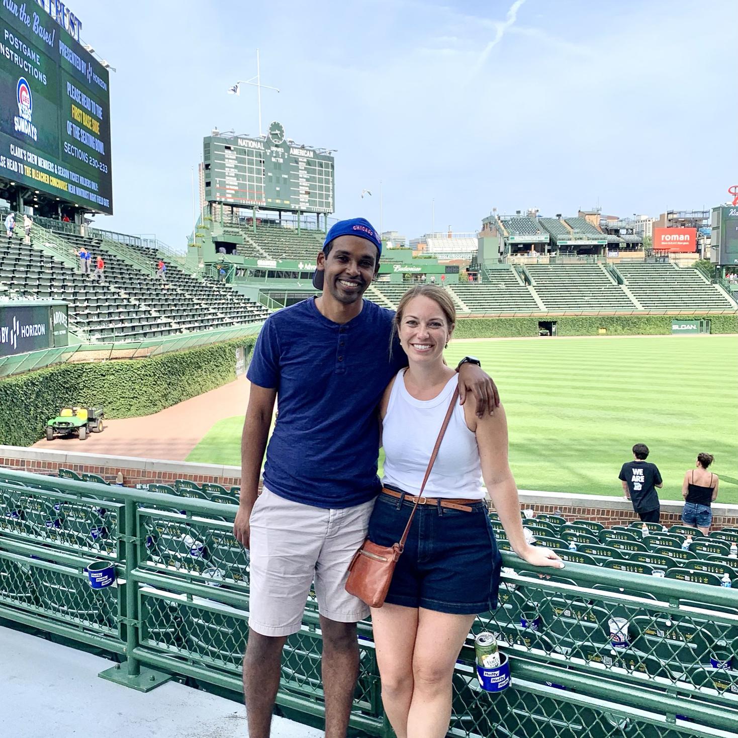 First cubs game together