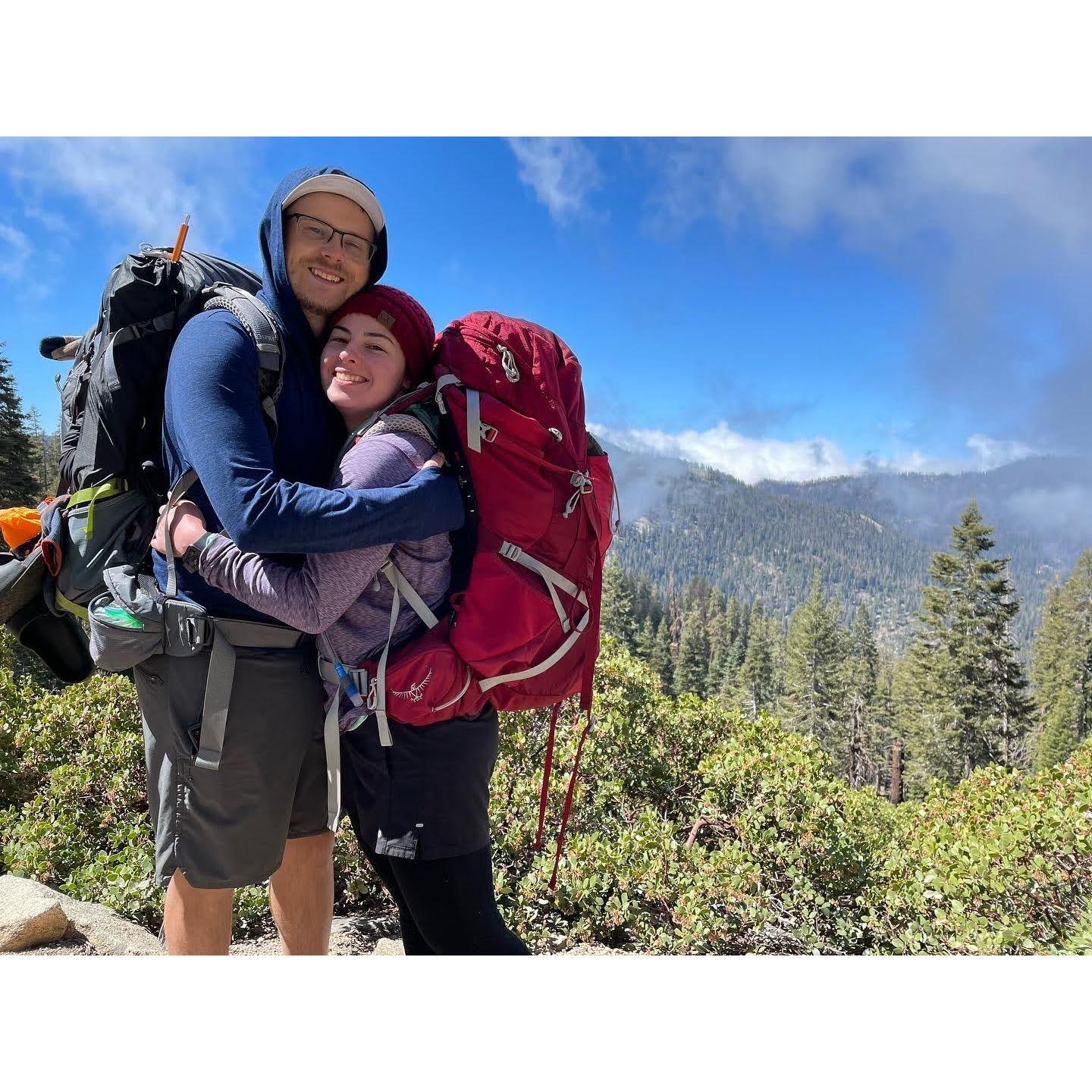 Backpacking in Sequoia National Park. 2022.
