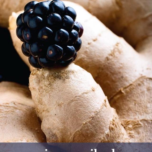 Ginger Spiked Blackberry Vinegar