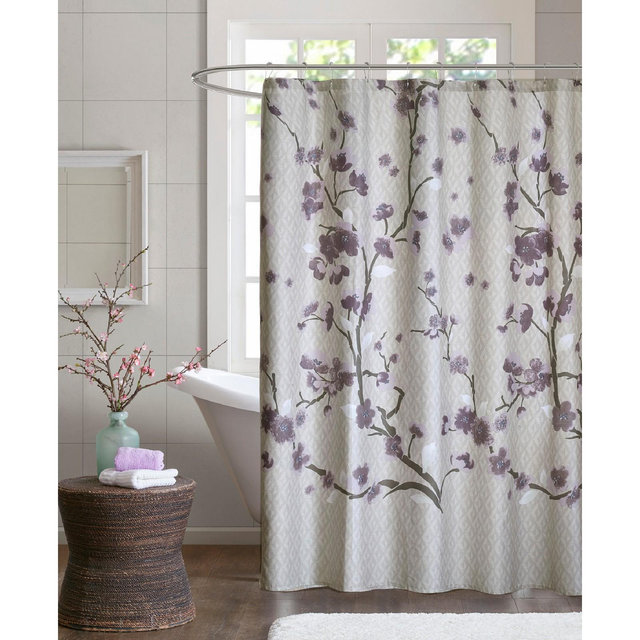 Madison Park Holly Cotton Shower Curtain, 72" x 72"