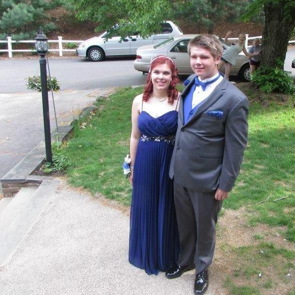 This is us going to matts junior prom. at Lake Pearl.