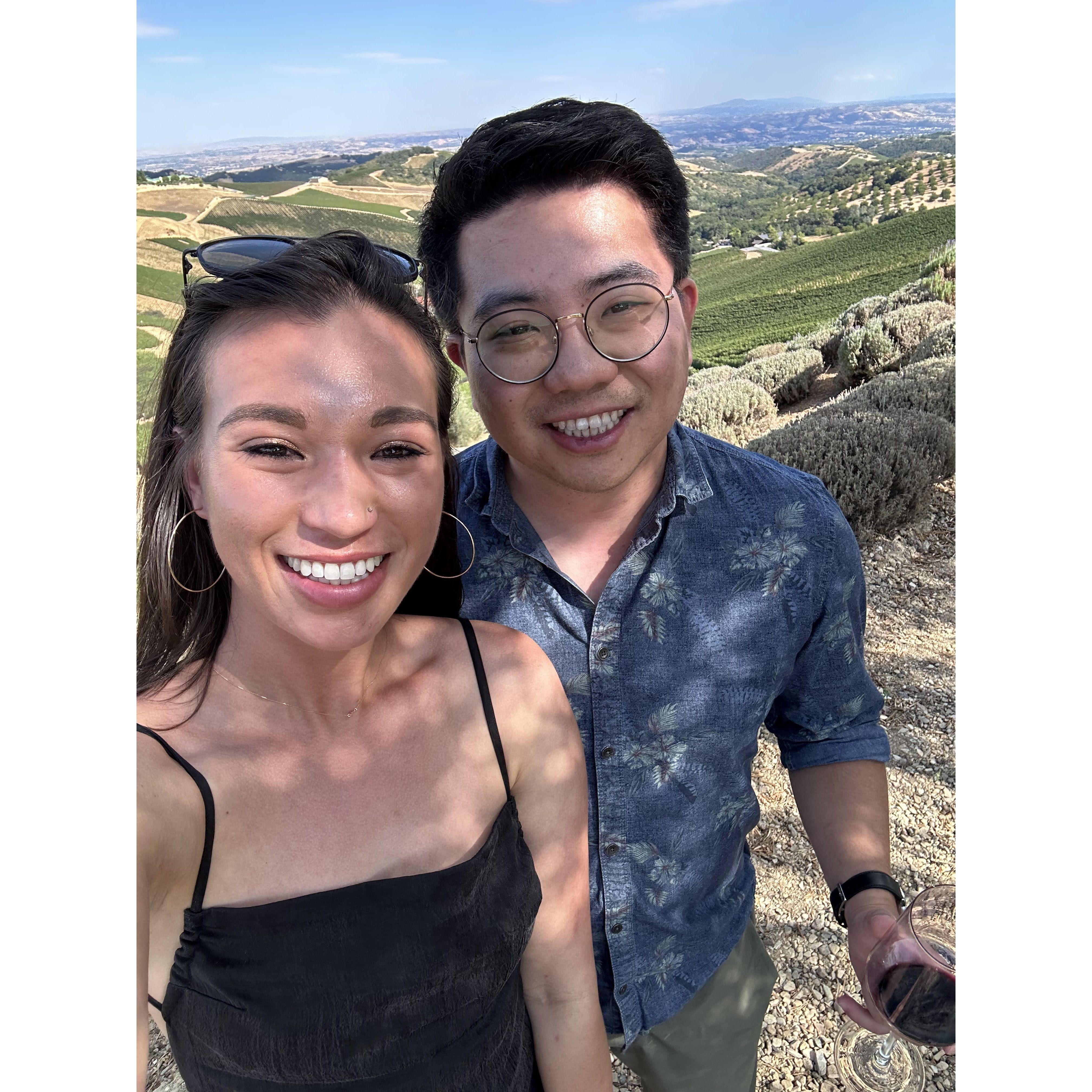 Wine tasting at Daou in Paso Robles :)