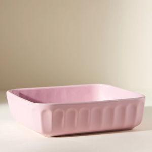 The Latte Stoneware Square Baking Dish: Amelie Edition