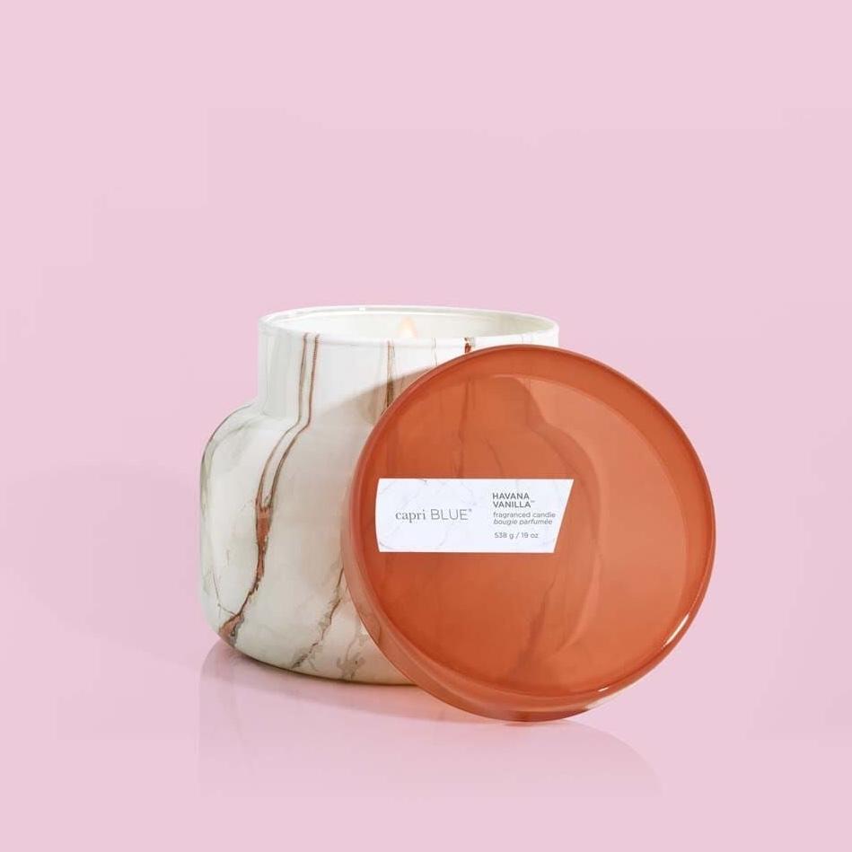 Havana Vanilla Modern Marble Signature Jar, 19 oz