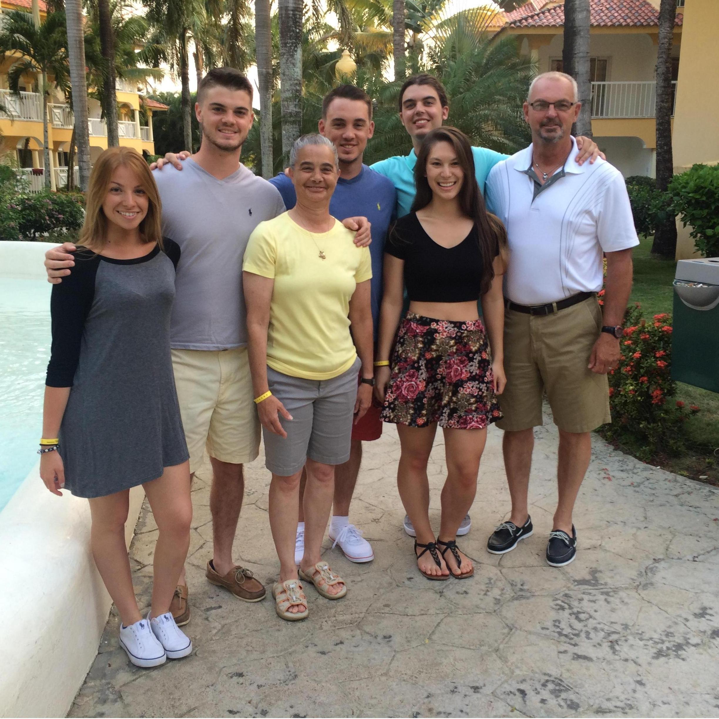 Our first vacation with Ryan's family!