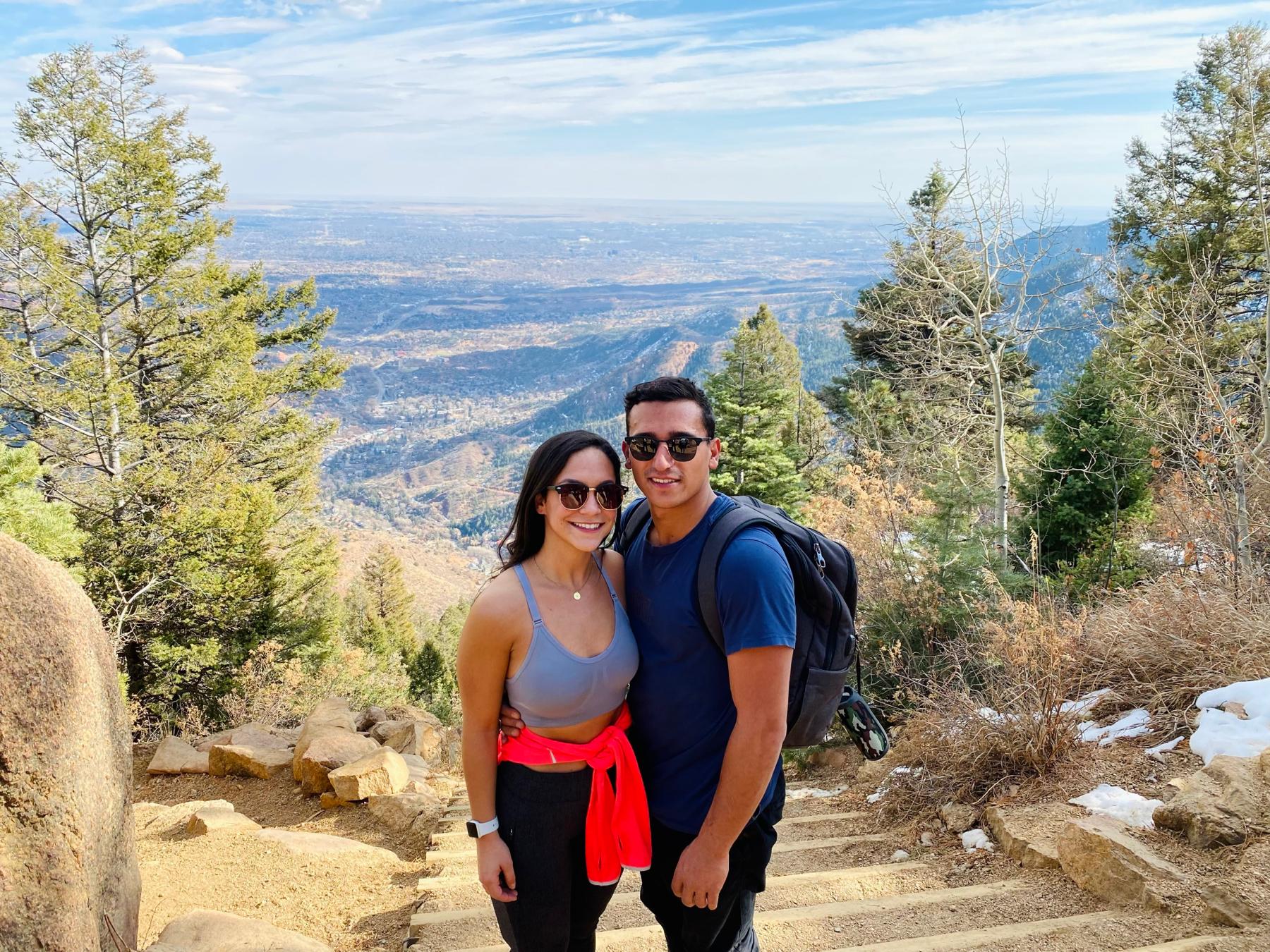 First vacation together in Colorado Springs & first hike! November 2019