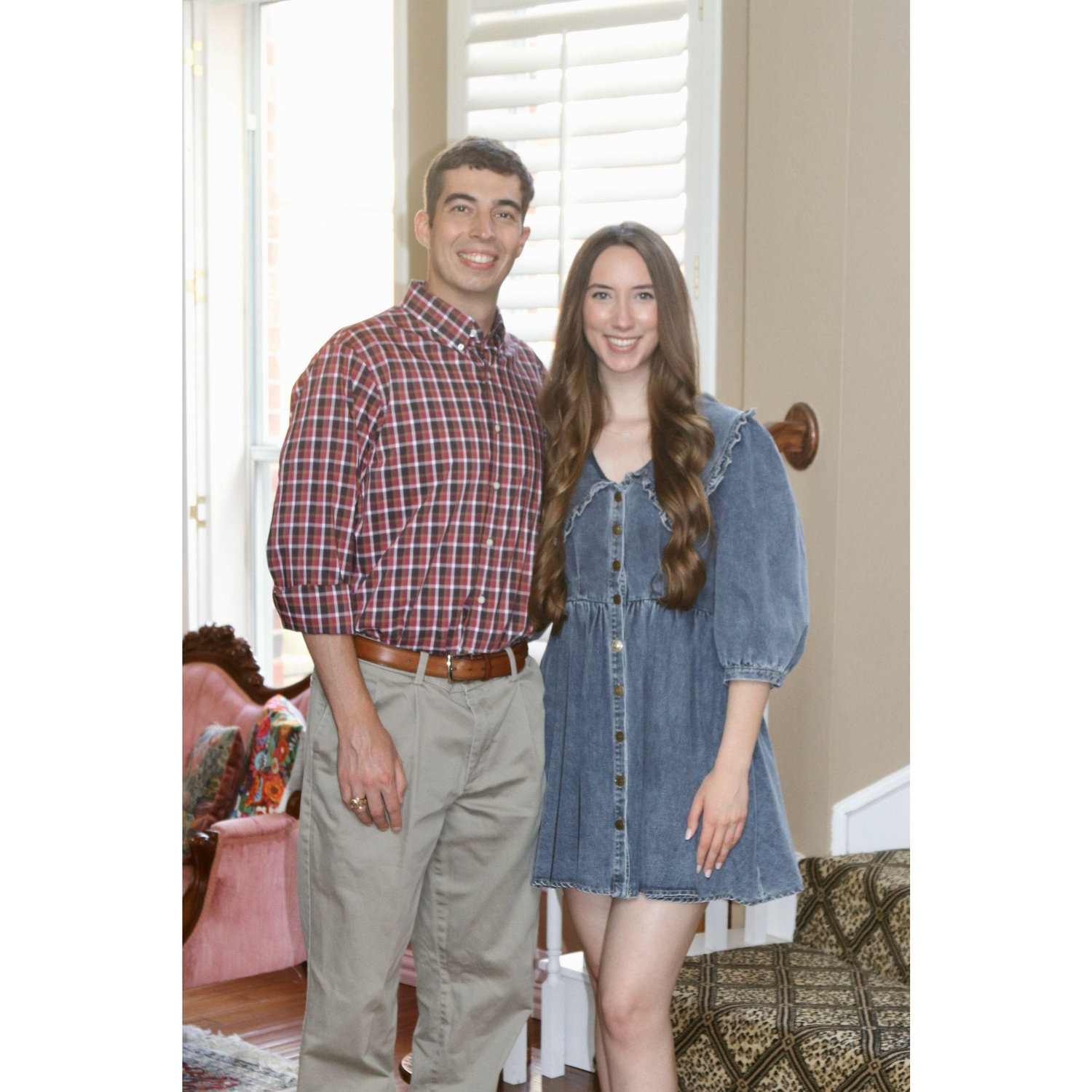 Going to a wedding shower for Ian's friend Clint (one of Ian's groomsmen!) in June 2025