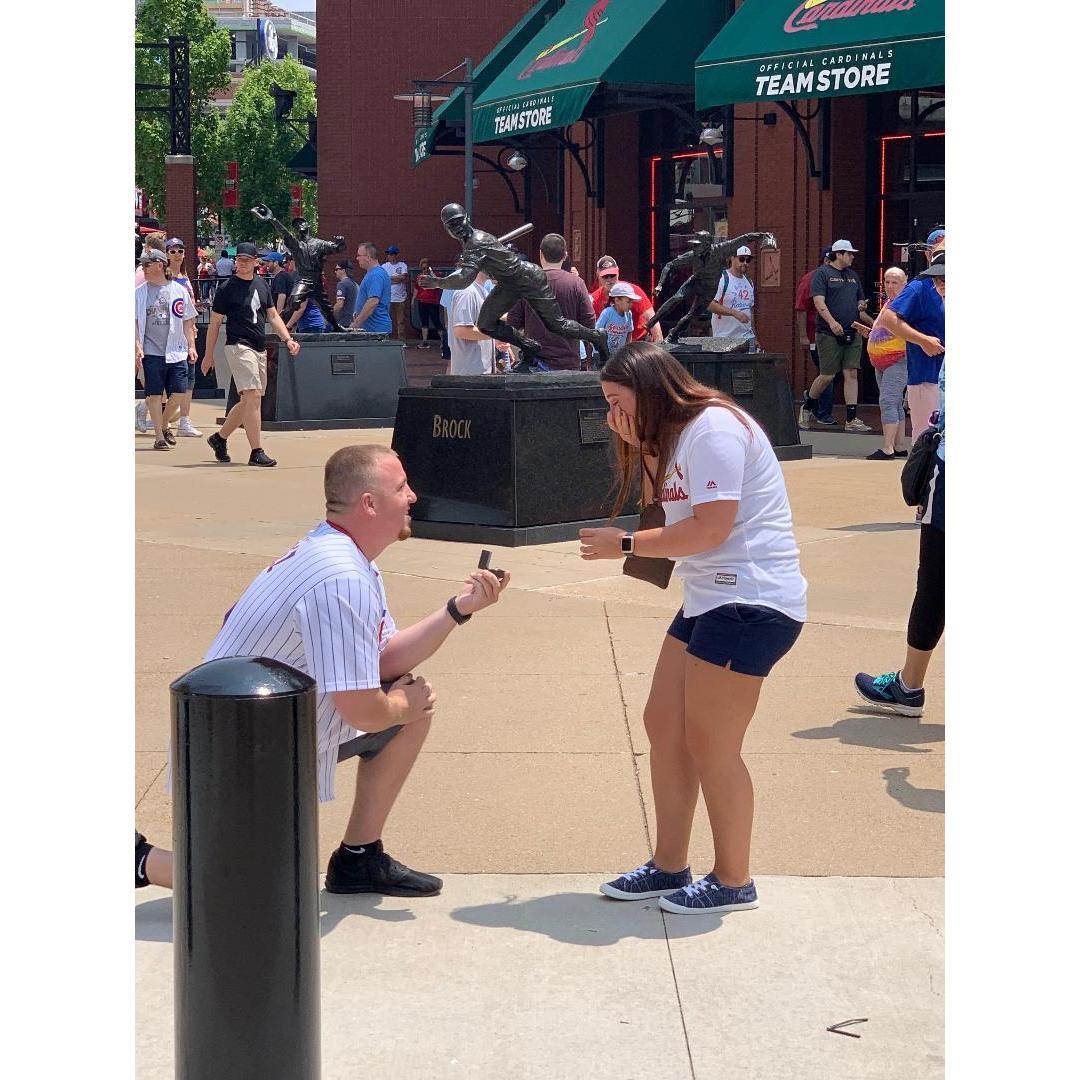 She said YES!!